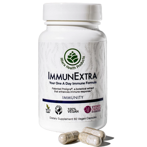 ImmunExtra A bottle of vitamins